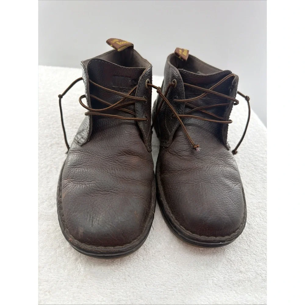 Dr Martens Sussex Black Pebbled Leather Slip Resistant Chukka Boots Sz 12 /EU 46